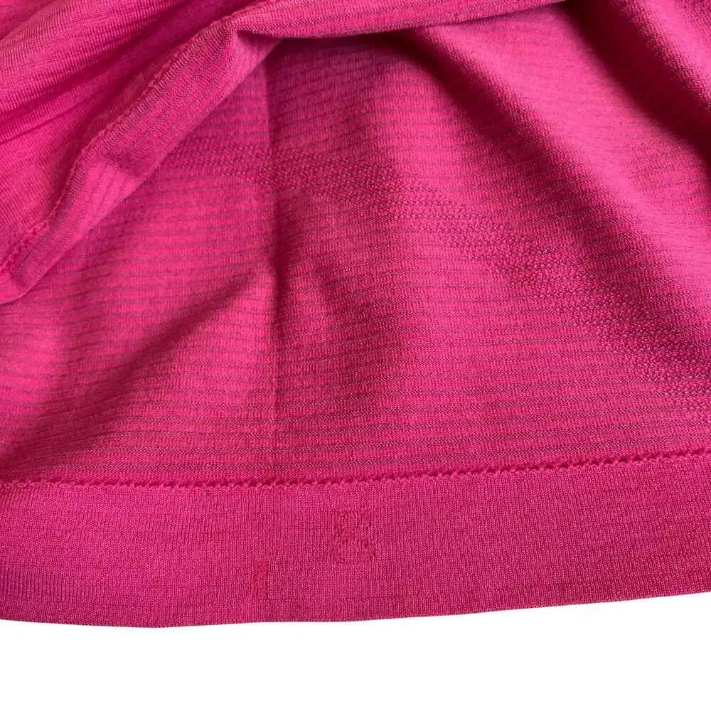 Lululemon Swiftly Tech Long Sleeve Running Shirt Race Length Sonic Pink STAINS